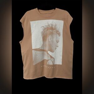 P!NK Trustfall Raw Hem Sleeveless Sweatshirt